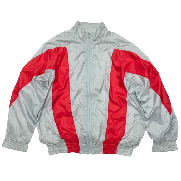 Sundazed (Austria) 80s Vintage Ripstop Nylon Angular Paneled Windbreaker : M